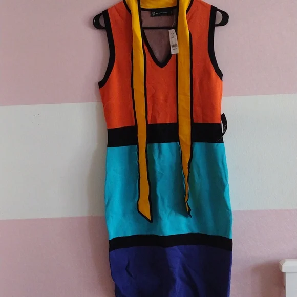 New York and Company Color-Blocking Dress - Picture 2 of 7